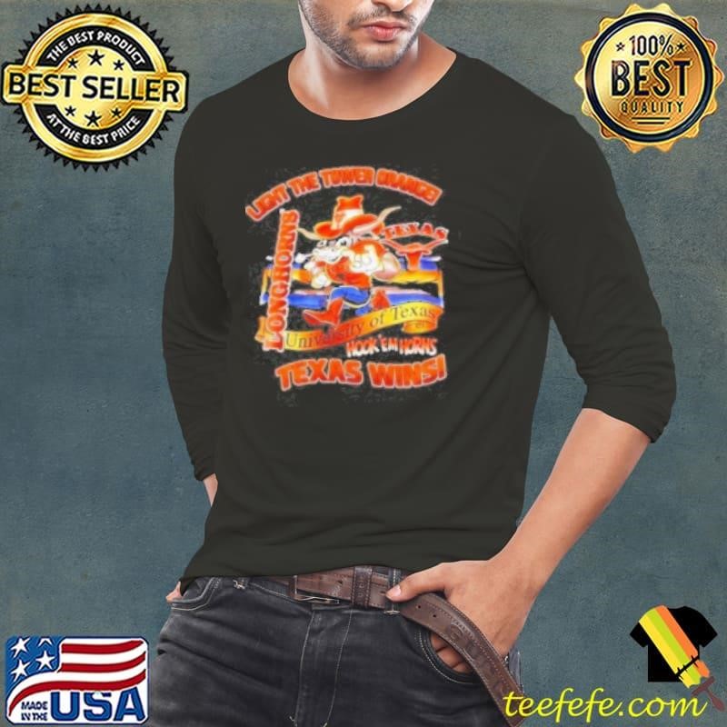 Texas Longhorns Light The Tower Orange Hook ‘Em Horns Shirt