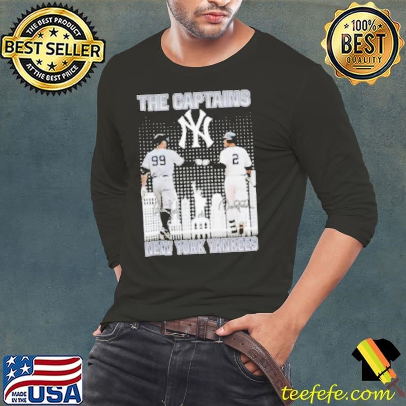 The Captains New York Yankees Aaron James Judge And Derek Jeter Signatures Skyline 2024 shirt