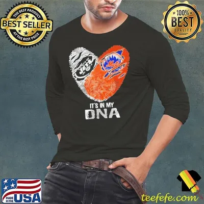The New York Jets And Mets It’s In My Dna Nfl Football Heart shirt