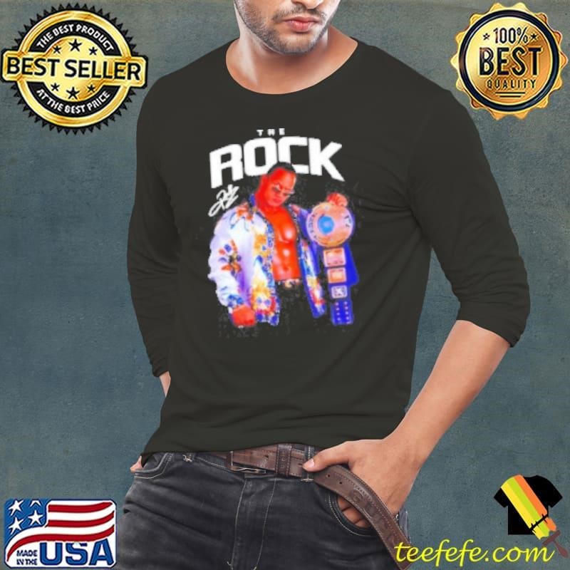 The Rock Wrestlemania Medium Signature  Shirt
