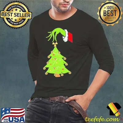 Top Christmastree Merry Xmas Grinch shirt
