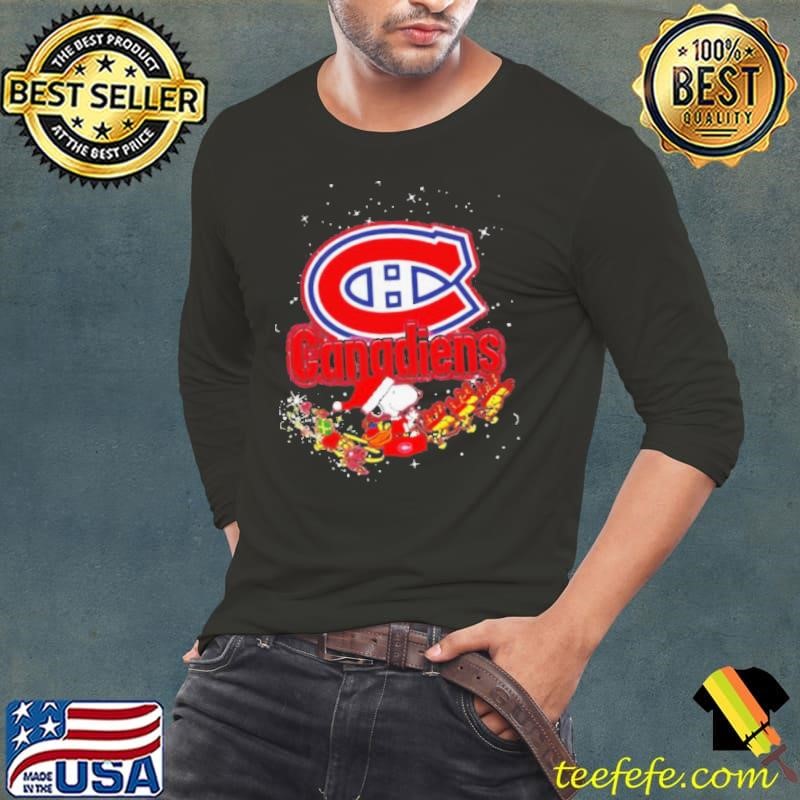 Top Montreal Canadiens Snoopy Christmas shirt