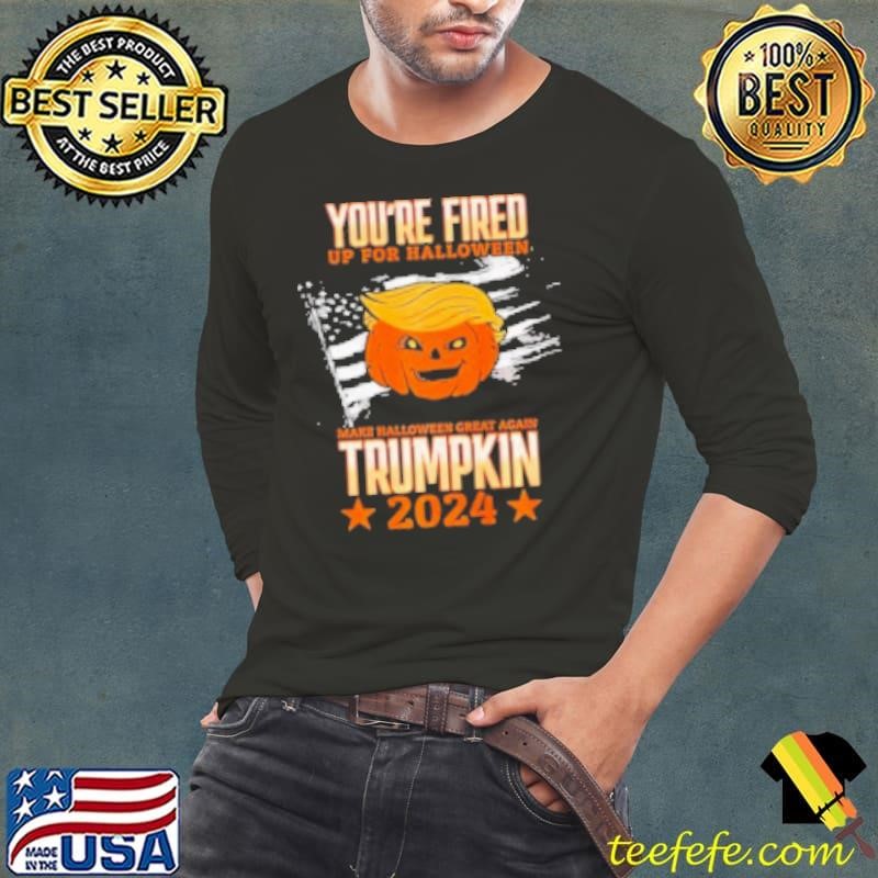 Trumpkin 2024 USA Halloween Youre Fired Pumpkin Premium Shirt