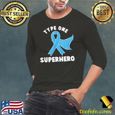 Type One Superhero Diabetes Awareness Diabetic shirt