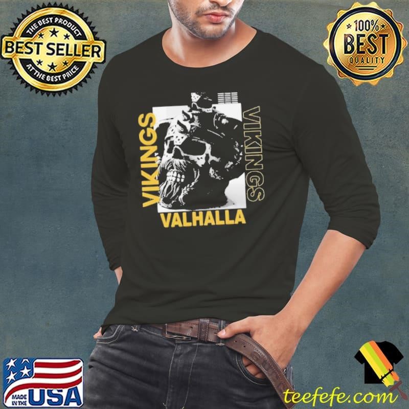 Vikings yule valhalla Long Sleeve Tee