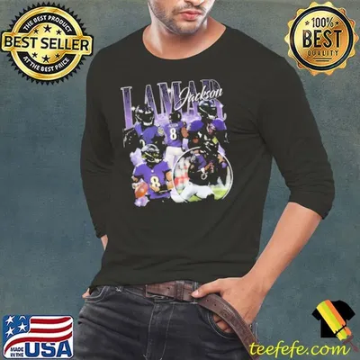 Vintage 90s Graphic Style Lamar Jackson shirt