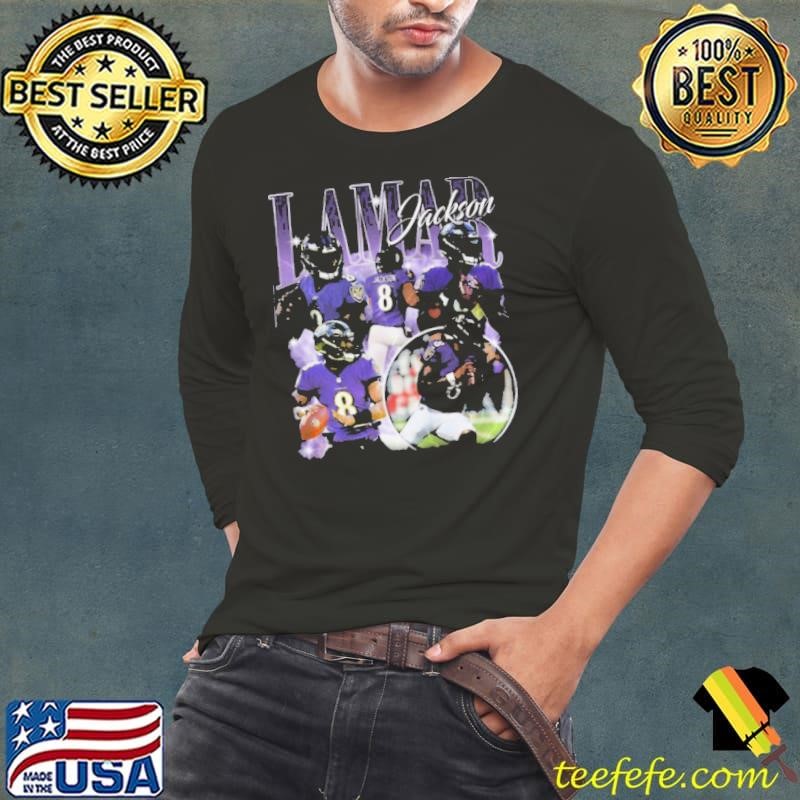 Vintage 90s Graphic Style Lamar Jackson shirt