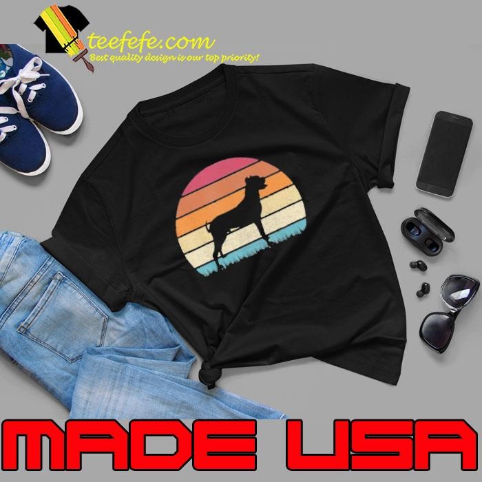 Vintage Sunset Dogo Argentino Dog Distressed Unisex