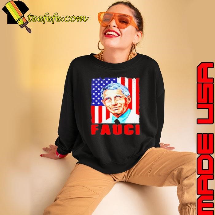 We trust in science Fauci vintage American flag shirt