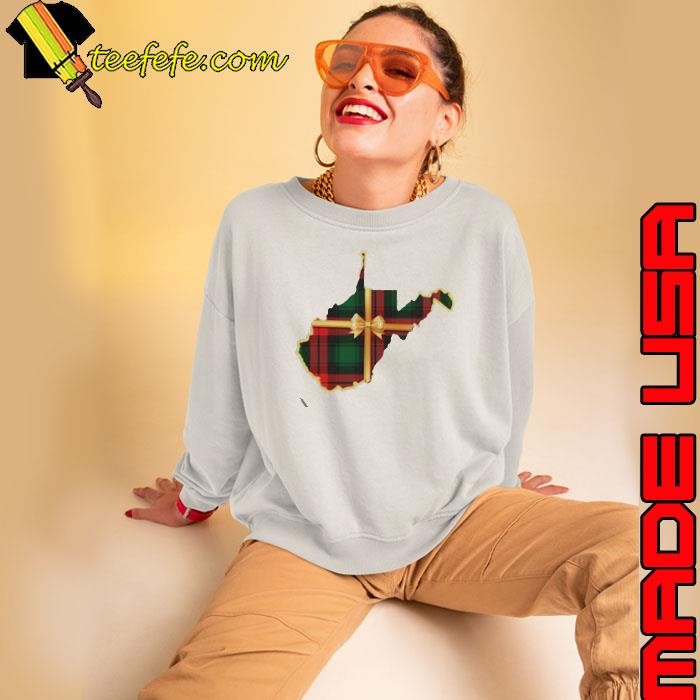 West Virginia map gift Christmas Sweatshirt