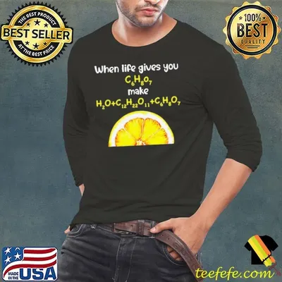 When Life Gives You Orange Chemist shirt