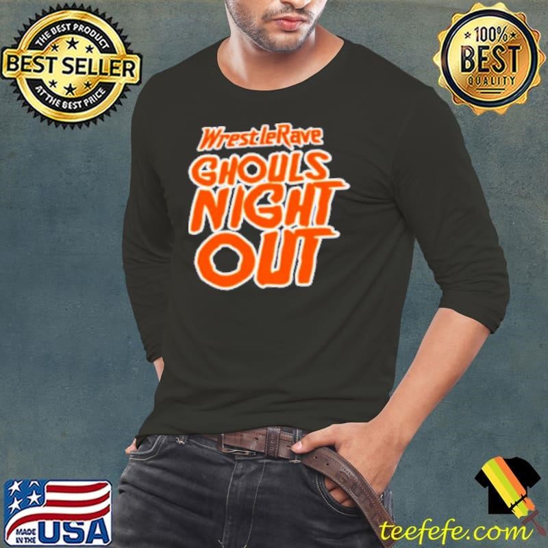 Wrestlerave Ghouls Night Out Halloween Logo Shirt