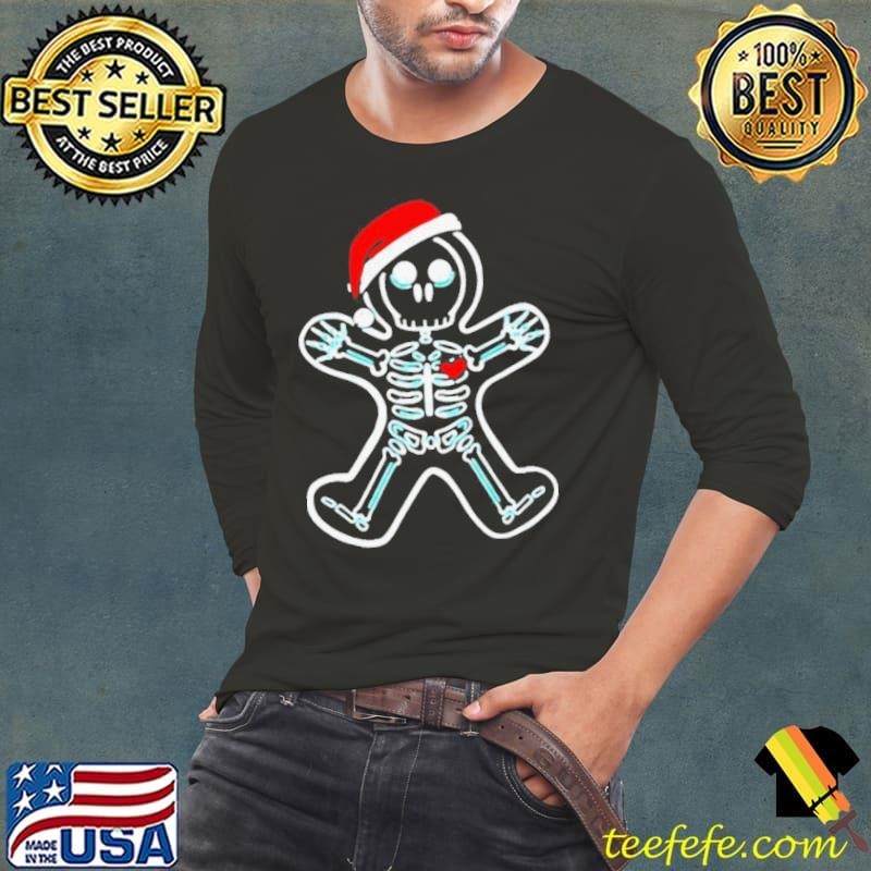 Xray Gingerbread Santa Christmas shirt