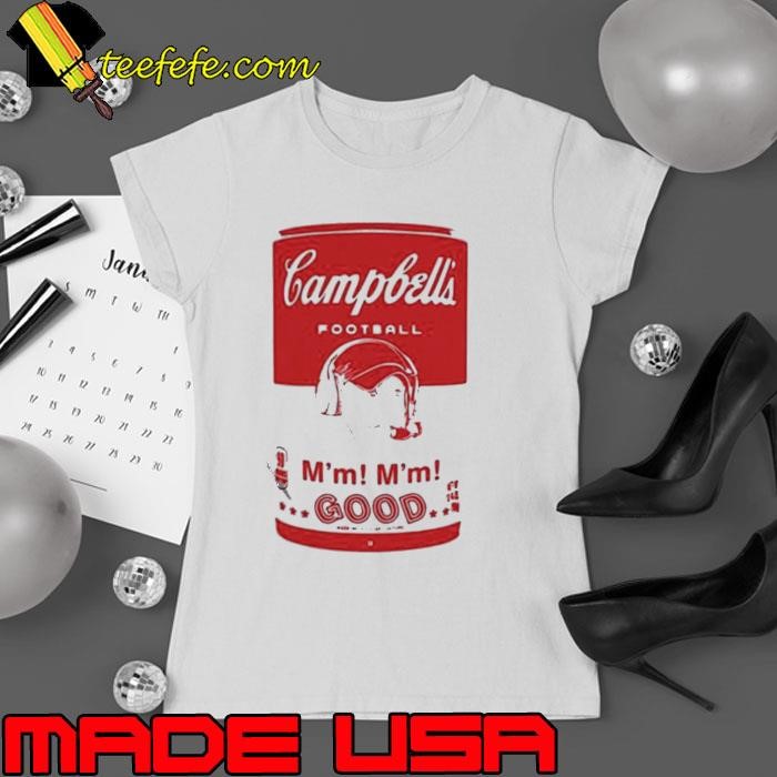 campbells football soup can Ladies tee