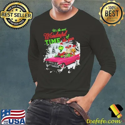 2024 Christmas Grinch Its The Most Wonderful Time Of The Year shirt