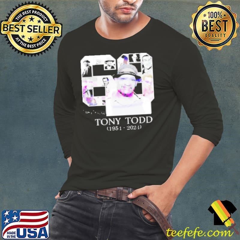 69 Tony Todd 1954 2024 rest in peace signature Long Sleeve Tee