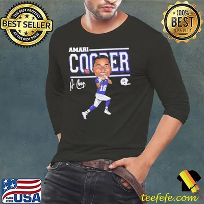 Amari Cooper #18 Buffalo Bills player cartoon signature shirt