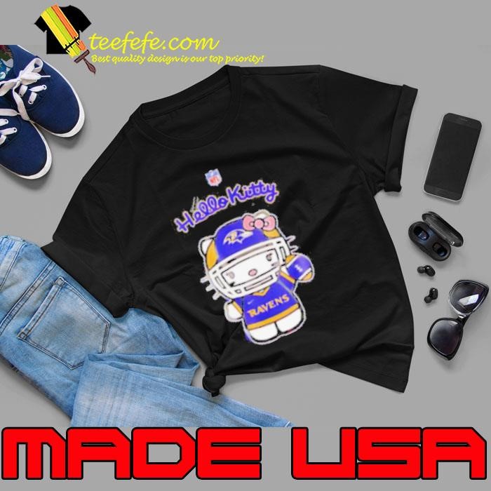 Baltimore Ravens Hello Kitty Unisex