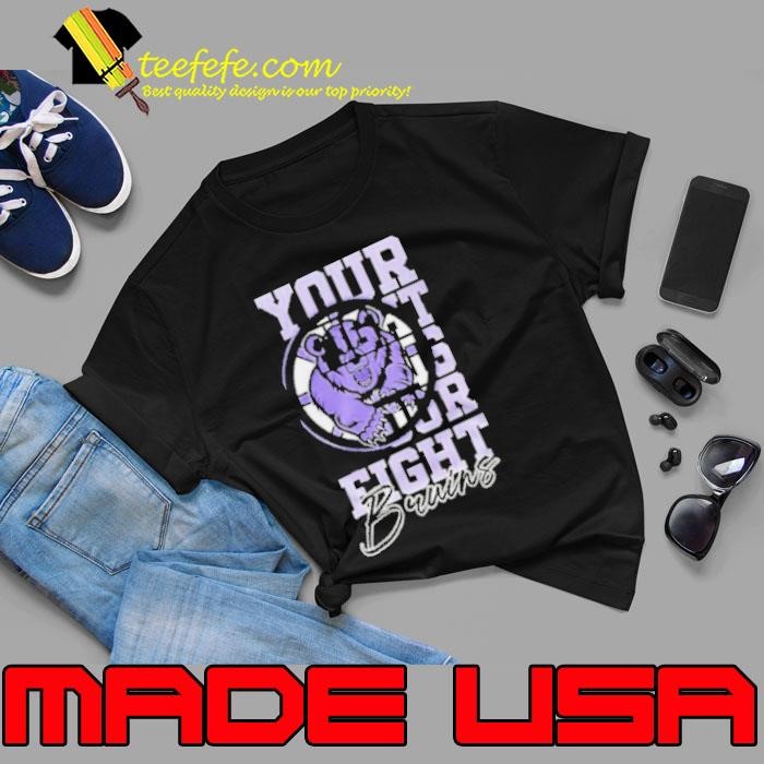Boston Bruins Hockey Fights Cancer Your Fight is Our Fight Unisex