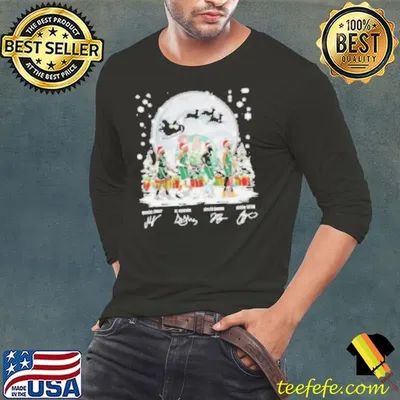 Boston Celtics Abbey Road 2024 Merry Christmas Signatures 2024 Shirt