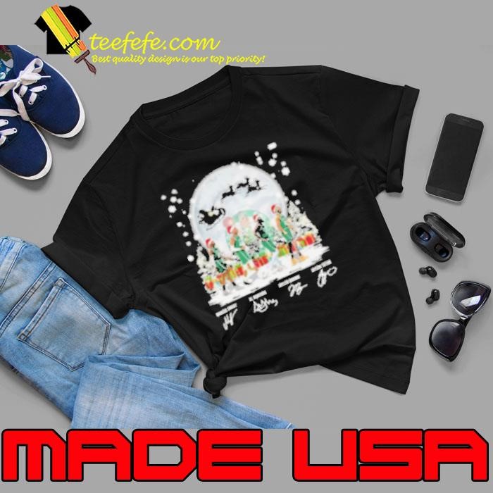Boston Celtics Abbey Road 2024 Merry Christmas Signatures 2024 Unisex