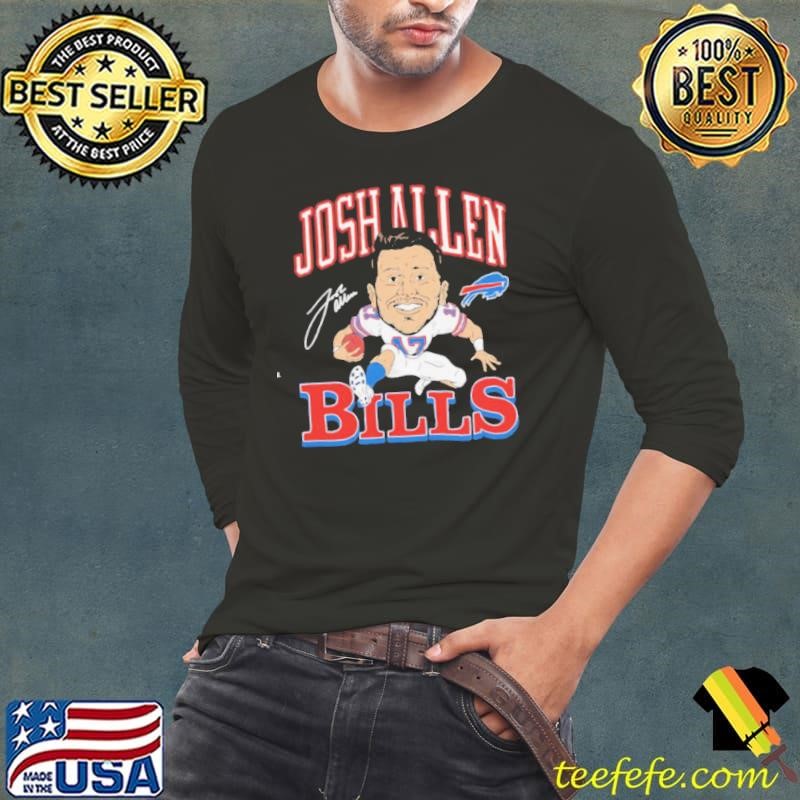 Buffalo Bills Josh Allen Hurdle Signature Long Sleeve Tee