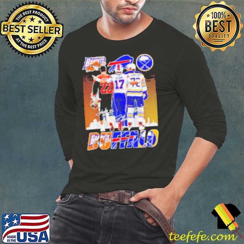 Buffalo Sport Byrne Bisons Allen Bills And Thompson Sabres Long Sleeve Tee