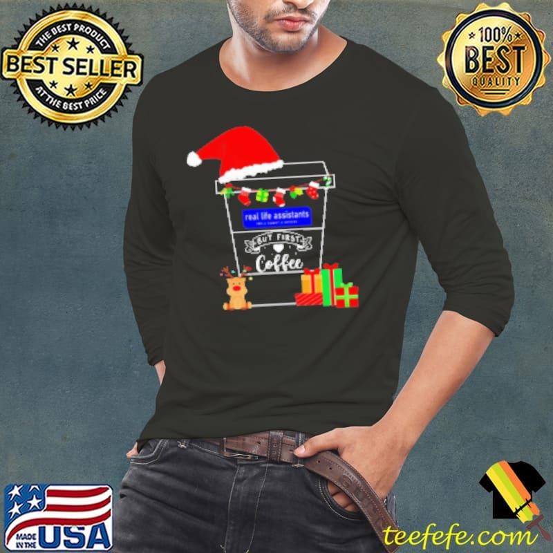 But first coffee Christmas Long Sleeve Tee