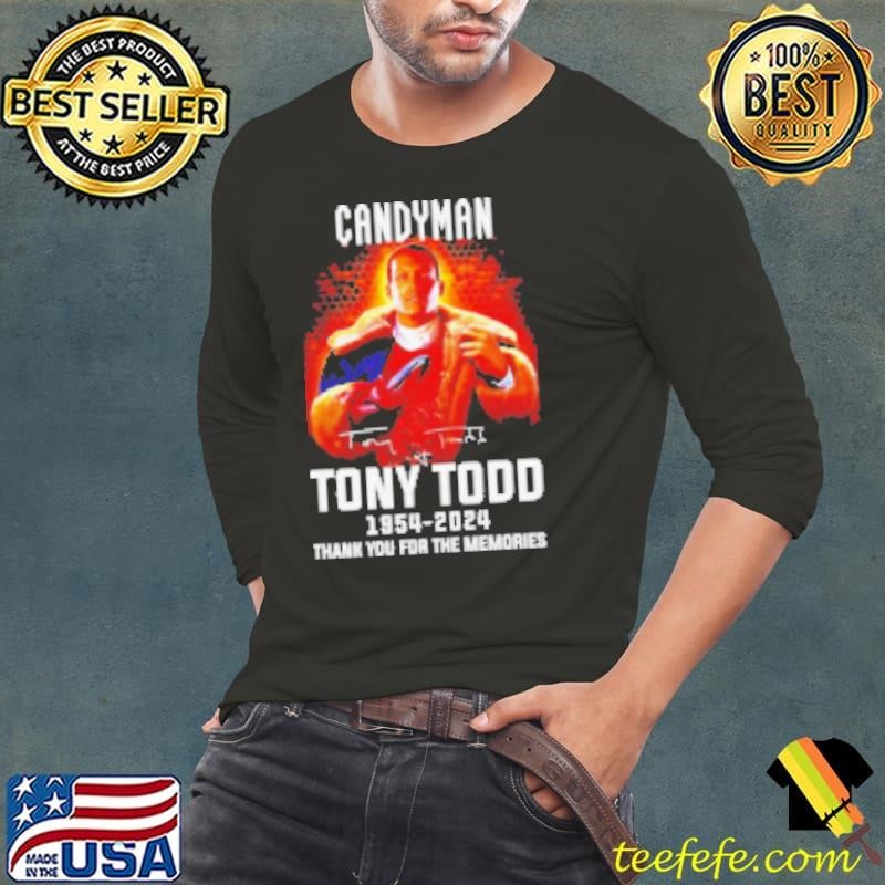 Candyman Tony Todd 1954 2024 thank you for the memories Long Sleeve Tee