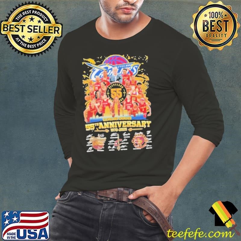 Cleveland Basketball Team 55th Anniversary 1970 2025 Signatures Shirt