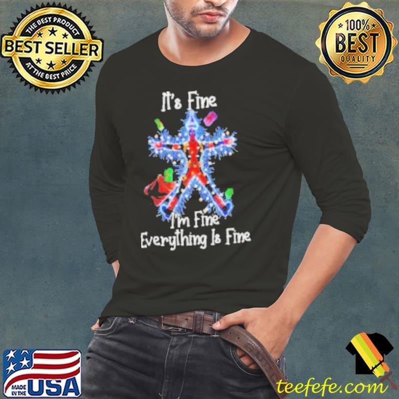 Deadpool Christmas It’s Fine I’m Fine Everything Is Fine Shirt
