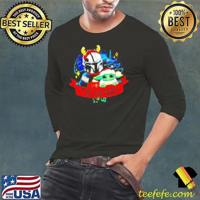 Din Djarin and Grogu are in the Christmas spirit tis the way Shirt