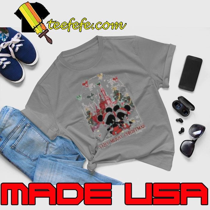 Disney Couples Christmas Shirt, Mickey And Minnie Christmas Shirt