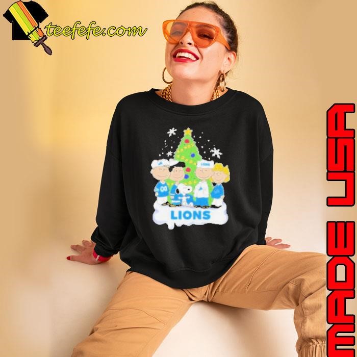 Event Christmas Peanuts Characters X Detroit Lions Sweatshirt