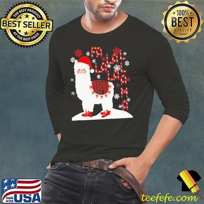 Fa La La Llama Xmas Merry Christmas shirt