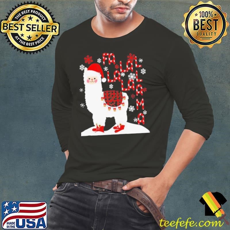 Fa La La Llama Xmas Merry Christmas shirt