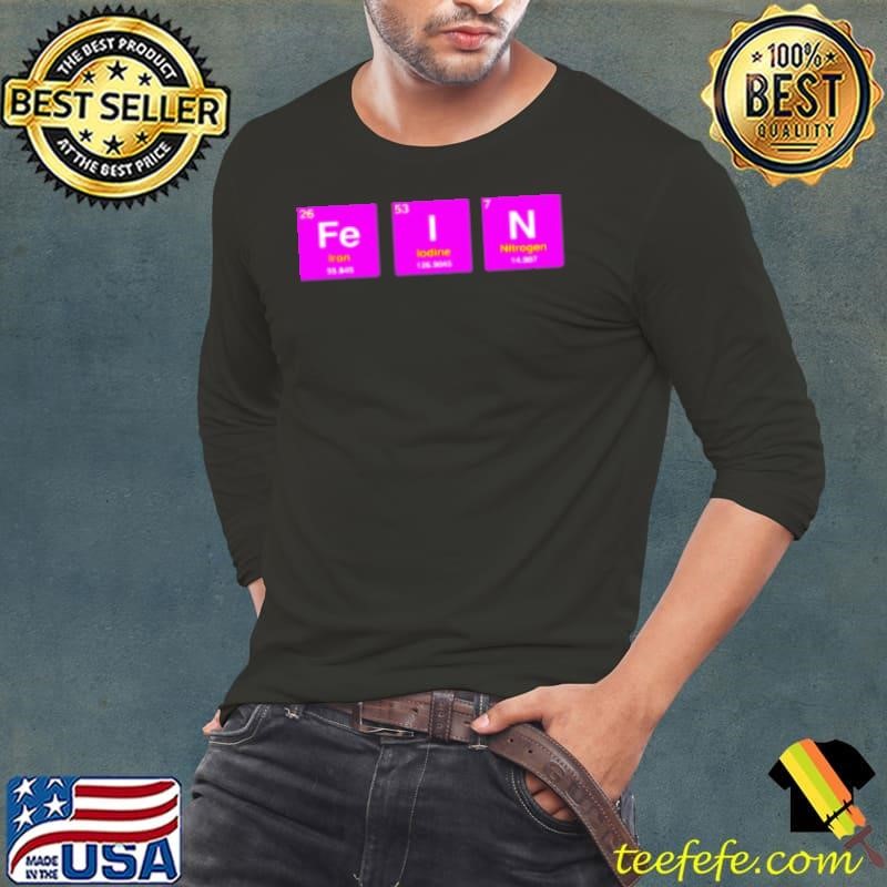 Fein elements iron iodine nitrogen Long Sleeve Tee