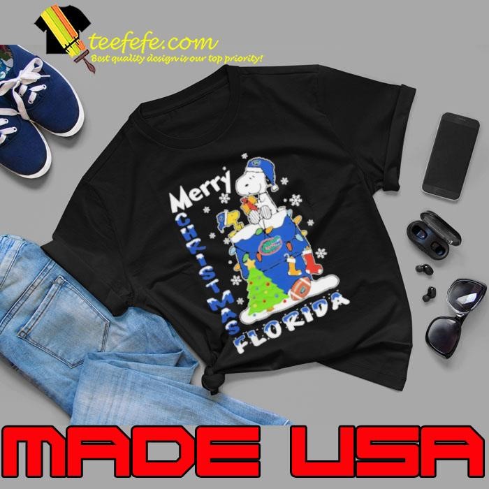 Florida Gators Snoopy And Woodstock Merry Christmas Unisex