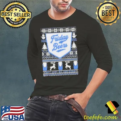 Friday Beers Holiday Ugly Christmas 2024 shirts