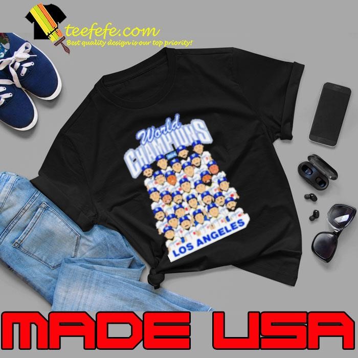 Funny Los Angeles World Champions Team Cartoon Royal Unisex