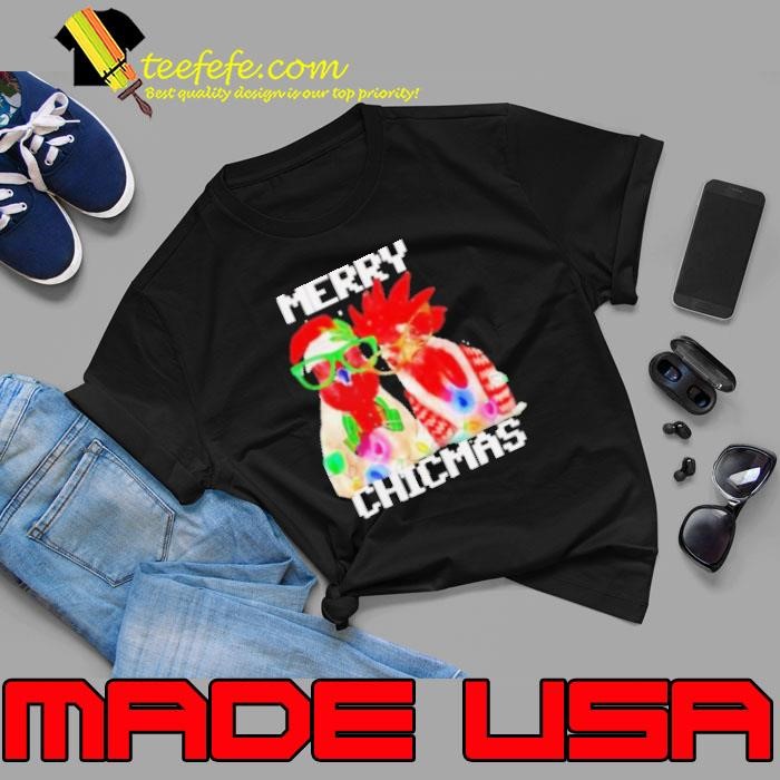 Funny Rooster Santa Merry Chicmas Unisex