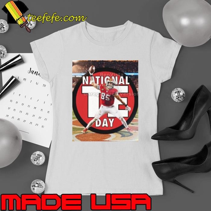 George Kittle San Francisco 49ers National Tight Ends Day The man, the myth, the logo Poster shirt