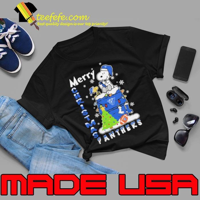 Georgia State Panthers Snoopy And Woodstock Merry Christmas Unisex