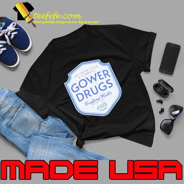Gower Drugs ice cream soda and sundries Unisex