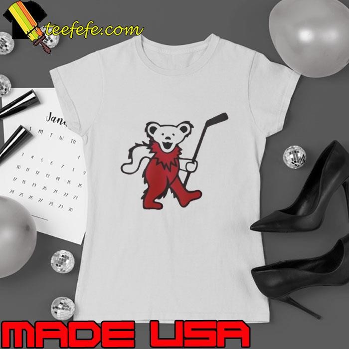 Grateful Dead X Detroit Hockey Dancing Bears Ladies tee