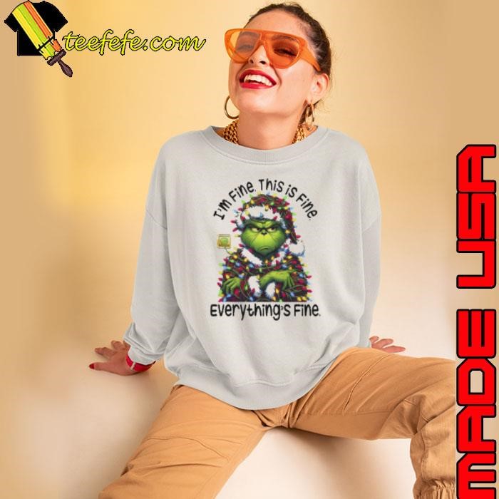 Grinch Everything's Fine Relaxed Shirt