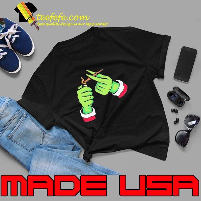 Grinch smoking cannabis Christmas Unisex
