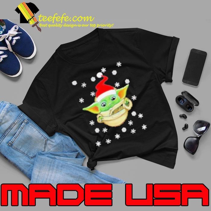 Grogu Santa Merry Christmas shirt
