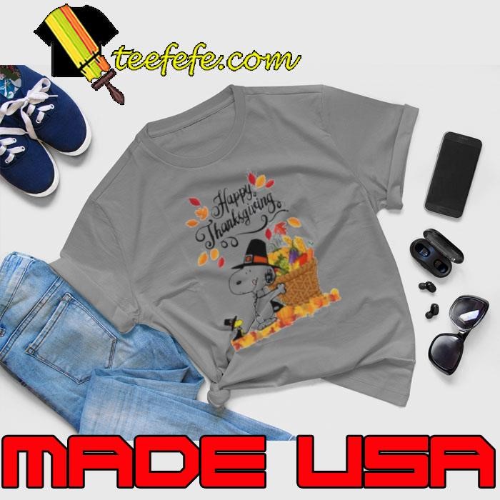 Happy Thanksgiving snoopy shirt
