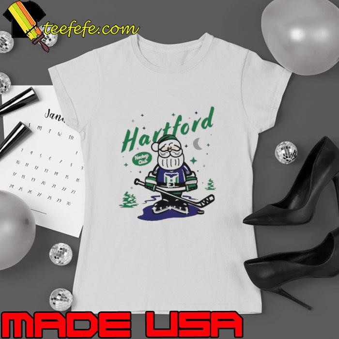 Hartford Whalers Santa Claus Christmas 2024 Ladies tee